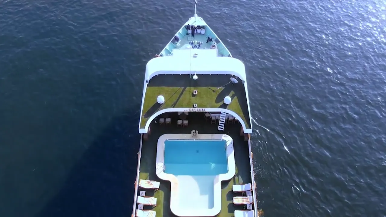 Exterior view of the MS Salacia Nile Cruise Nile cruise ship